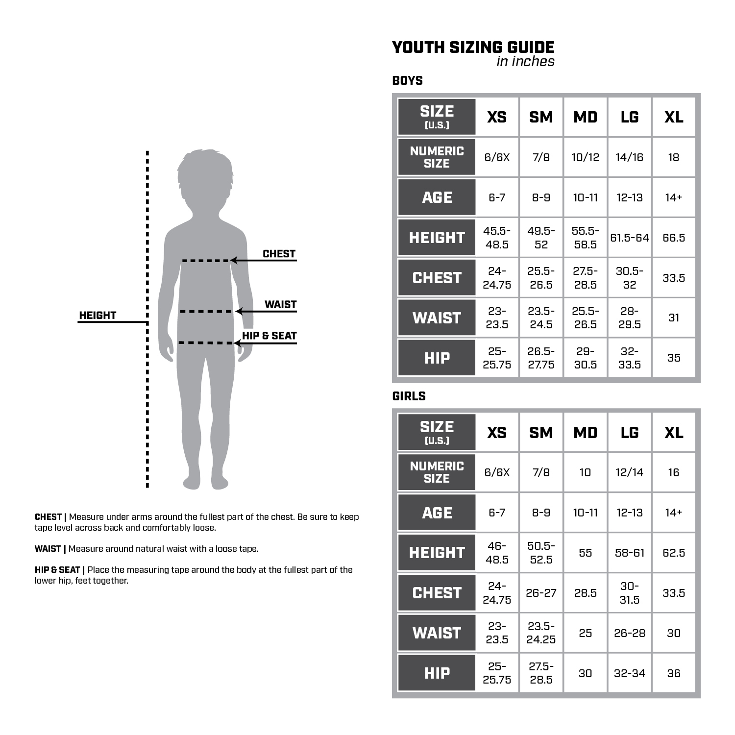 Guide des tailles